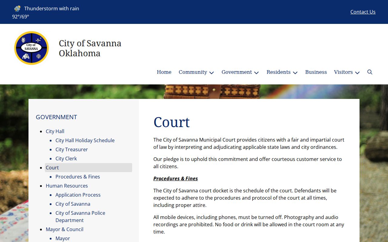Pittsburg County traffic warrant Savanna pay or appear instructions